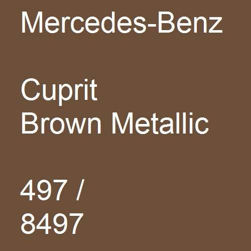 Mercedes-Benz, Cuprit Brown Metallic, 497 / 8497.